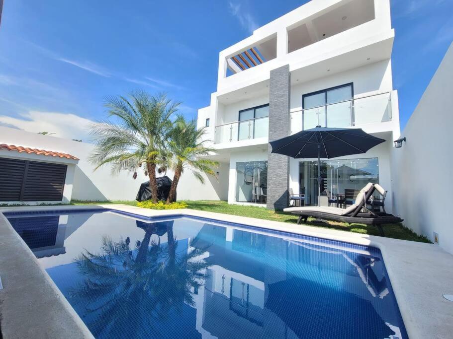 Casa Lua Tequesquitengo. Alberca, Jacuzzi Y Roof Eksteriør billede